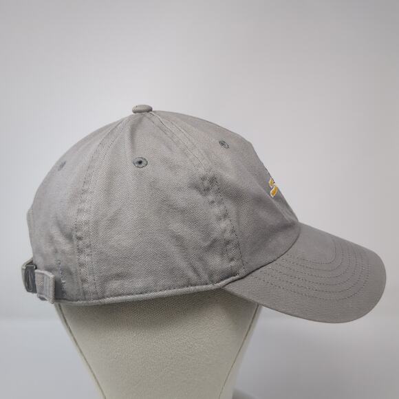 North & Acrux Baseball Cap Gray One Size Adjustable Embroidered 6 Panel Cotton - Picture 5 of 9